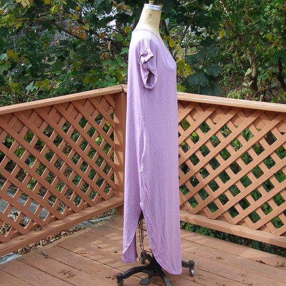 NWOT size L 10-12 JOLIE lavender lounge Maxi dress - Picture 3 of 11